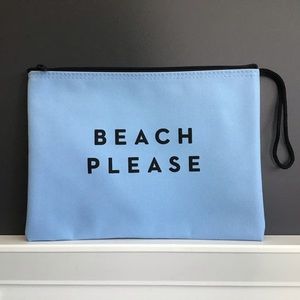 Milly Waterproof Zip Pouch - Beach Please